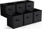 Sorbus 6 Pack 11 Inch Foldable Storage Cubes with Handles- for Organizing Home, Shelves, Nursery, Playroom, Closet and More
